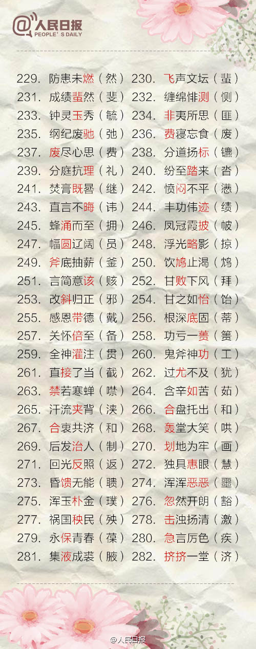 看到这些汉字，我怀疑我可能学了假汉语~