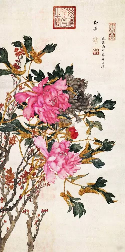 慈禧太后传世书画作品赏析，或为代笔！