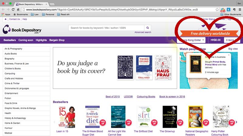 Bookdepositary全球免邮纸质英文书和amazon的正确打开方式