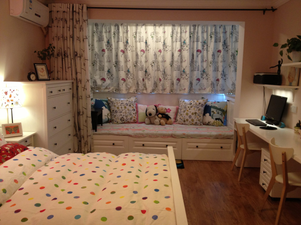 70平方三室一厅宜家风格,宜家家居55平米房间改造