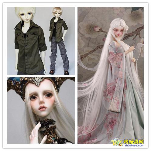 可爱风bjd娃娃,闭眼睛的bjd娃娃