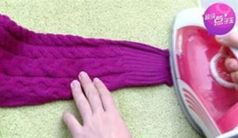 一招教你拯救松垮垮的毛衣