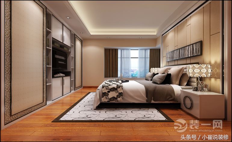 180平4房现代轻奢效果图,厦门美地雅登四里花园洋房图