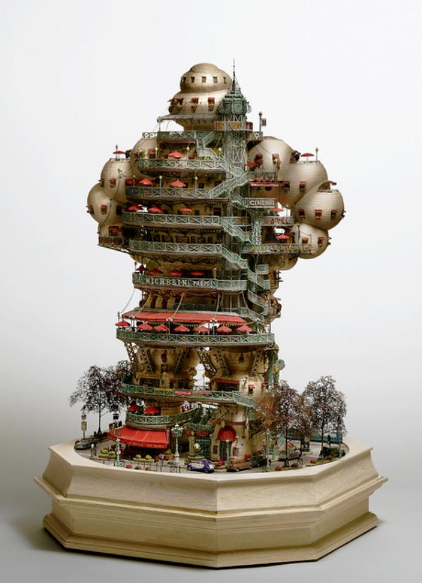 这位迷宫插画师制作的微缩景观让人想住到模型里！