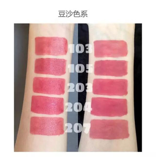 纪梵希高定香榭粉丝绒唇膏18试色,纪梵希小羊皮口红试色大全集
