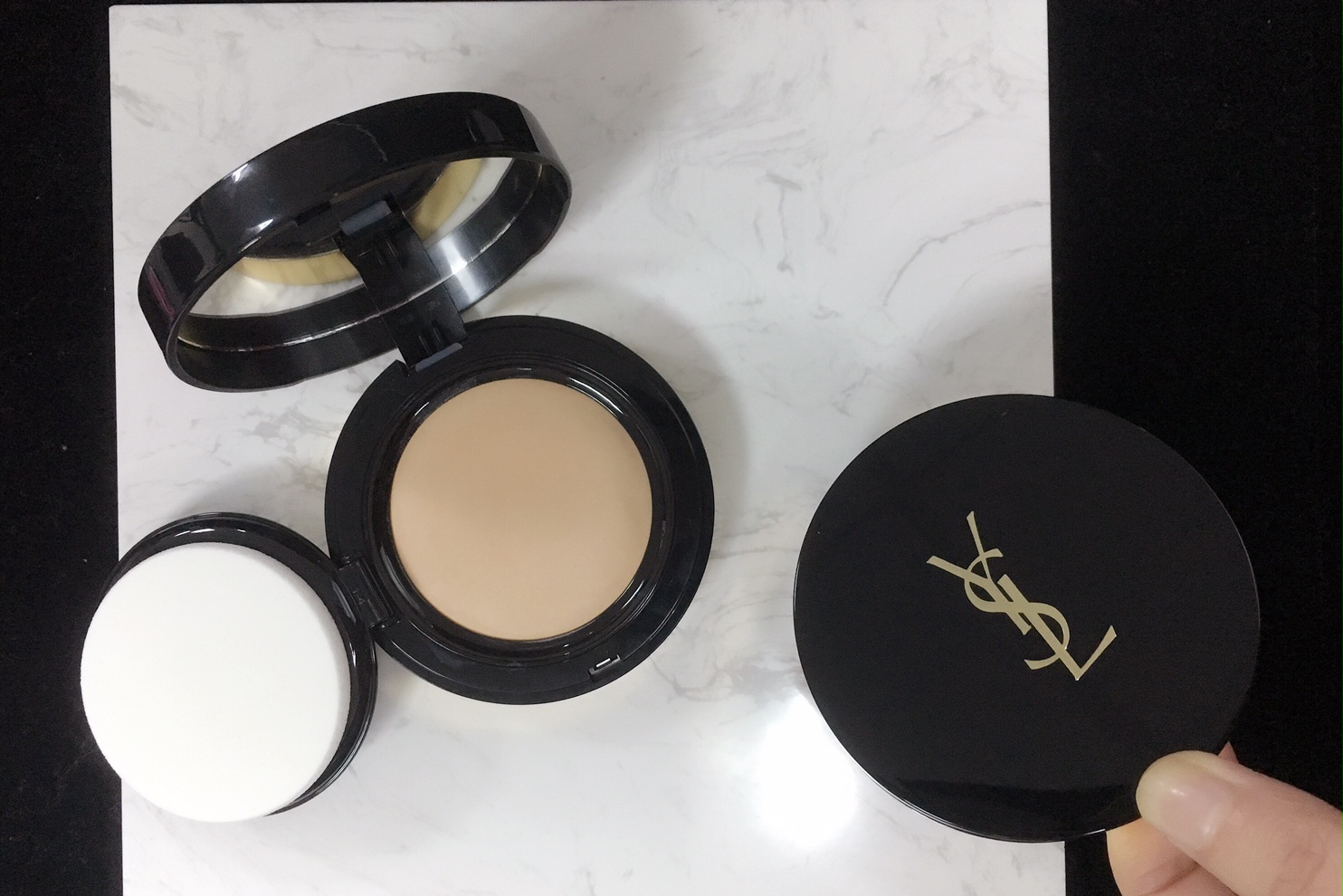 ysl粉饼透明色怎么用比较好,适合搭配ysl气垫的粉饼