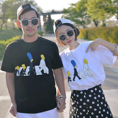 独特的情侣装夏天,浪漫风格情侣装