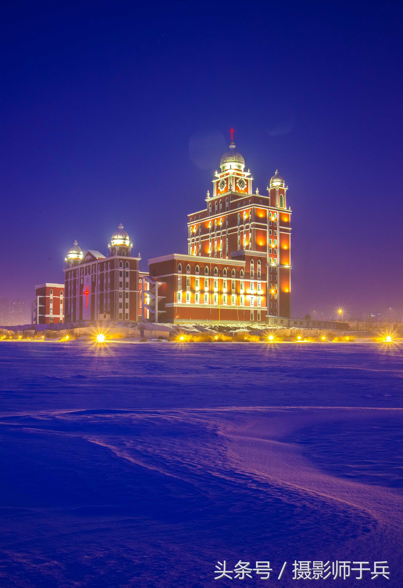 中国最大的基督教堂-大庆磐石大教堂