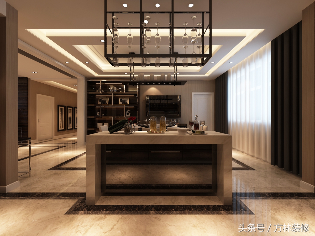 沈阳方林装修全包96平,沈阳方林装饰现代简约