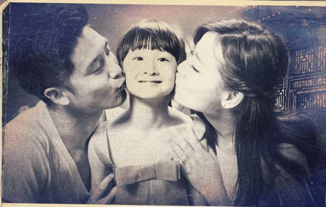 王宝强全家福,王宝强晒全家福