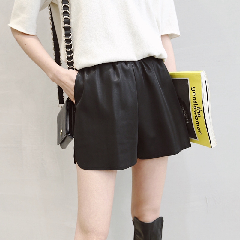 皮裤裙百搭气质深棕色,皮裤裙超级显瘦