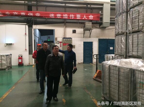 彭铖一行调研兰州中富容器有限公司