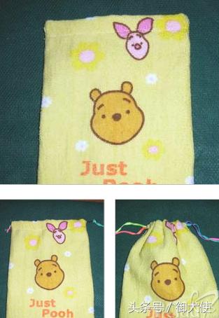 毛巾手工创意动物,自制狗狗三角式背带