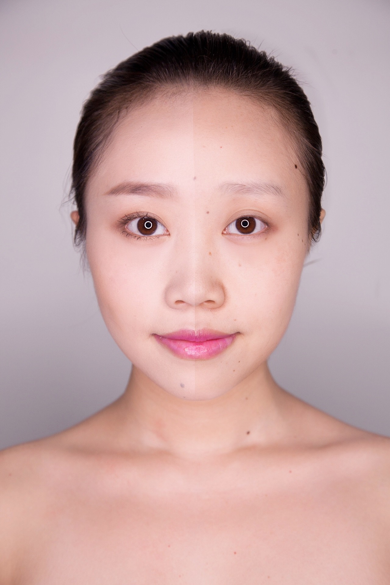 光感微立体底妆,明星立体底妆