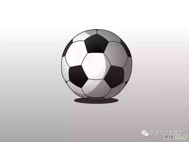 足球的画法和技巧,足球各种画法