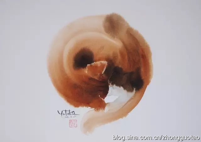 国画水墨写意猫,中国画水墨画猫