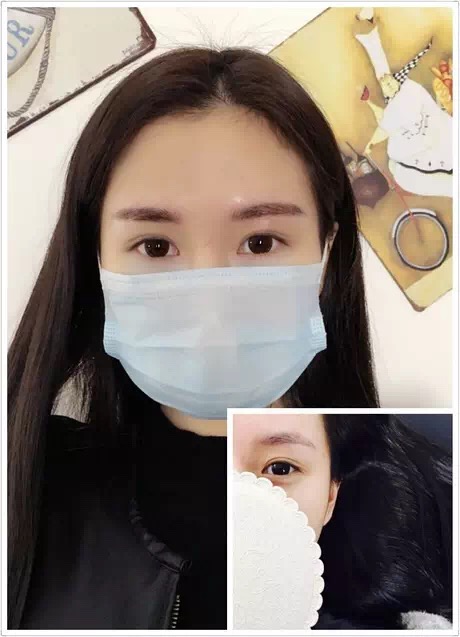 雾眉和线条眉的图片,雾眉与线条