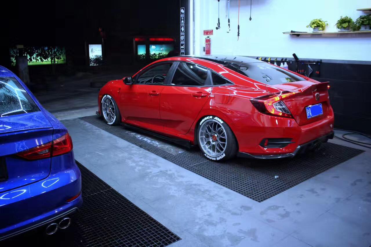 改装最好看的白色10代思域,改的最好看的十代思域