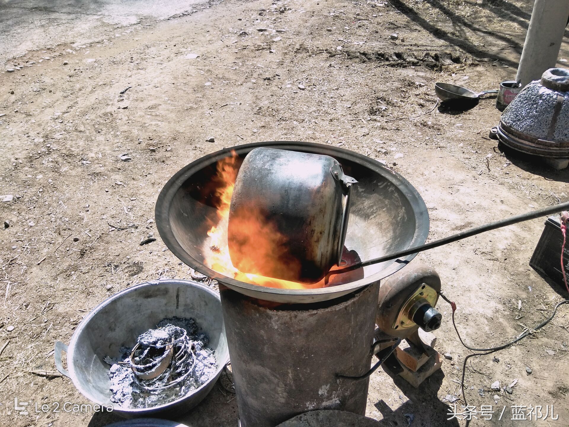 农村倒锅创意手艺,农村传统手艺倒铝锅视频