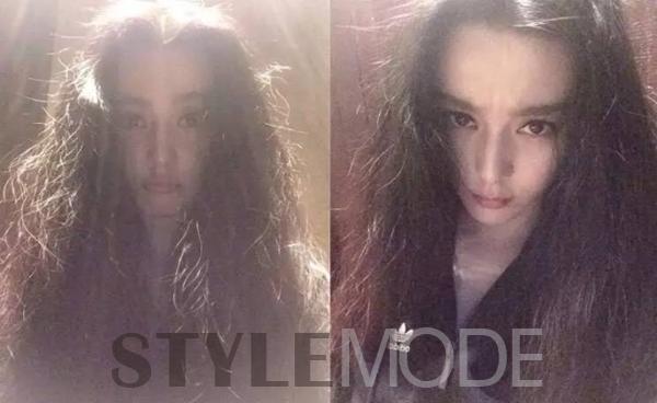 范冰冰头发散落下来的那一刻,范冰冰头发凌乱放飞自我