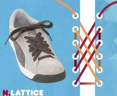 旅游鞋鞋带的24种系法,花样穿鞋带100种视频