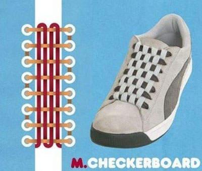 六孔鞋带的24种系法最简单,花式鞋带系法15种必学鞋带绑法