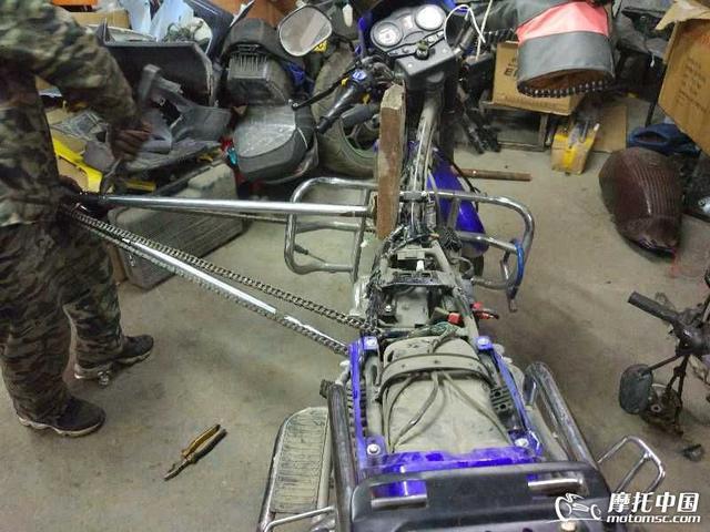 摩托车车架矫正方法,摩托车车架变形怎么校正