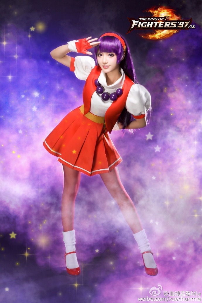 拳皇cosplay女生,拳皇雅典娜cosplay变装视频