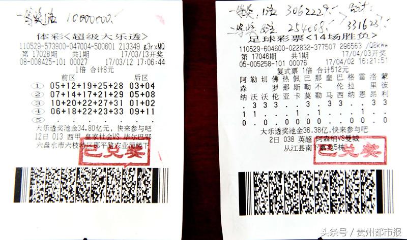 贵州彩票开出6.8个亿号码,贵州体育彩票