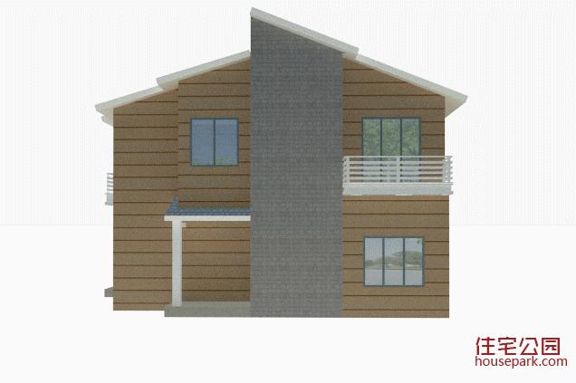 农村最省钱的两层小别墅中式,农村实用自建房2层半小别墅