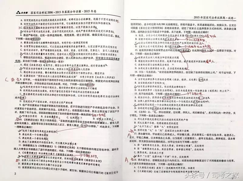 司考客观题真题,司考试题讲解视频