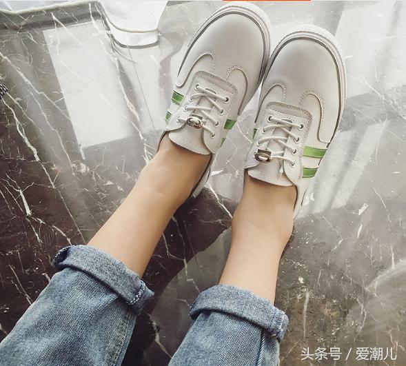 不输大牌的女板鞋好看百搭,好看又少女心高帮板鞋