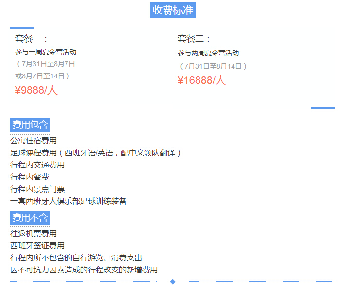 皇家马德里青训夏令营,皇家马德里夏令营