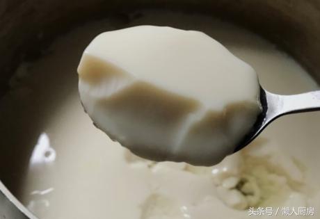 吃剩的豆花做成豆腐脑,零失败商用的豆腐脑