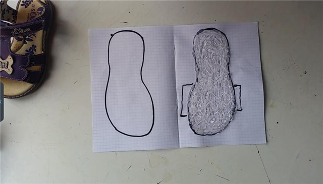 自制最简单的宝宝拖鞋底,宝宝拖鞋制作教程