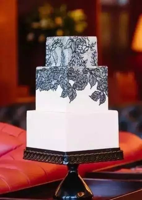 国外大型翻糖蛋糕图片,粉色婚礼翻糖蛋糕图片大全