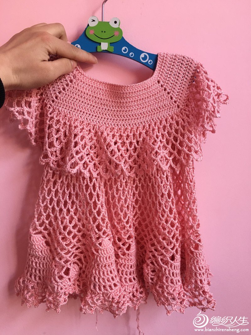 3至6岁的公主裙冬天钩针视频教程,1-3岁钩针公主裙简单新手