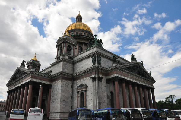 伊萨基辅大教堂拼图步骤图解视频,中俄莫斯科