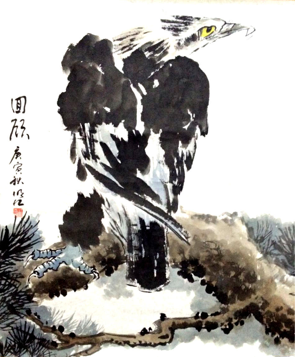 廊坊文安国画家李明江