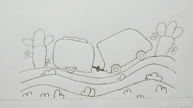 简笔画公路的画法步骤,一步一步教画开车的司机简笔画
