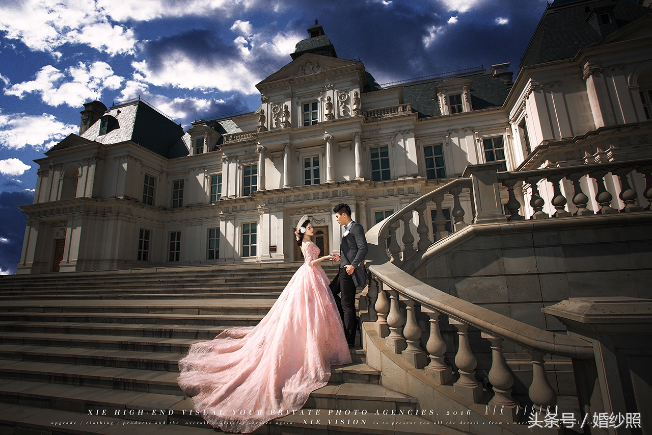 东方韵味婚纱照紫旗袍,婚纱照安漫风