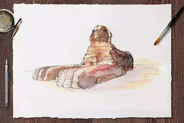 世界十大建筑画在一幅画里,中国顶级建筑水彩画