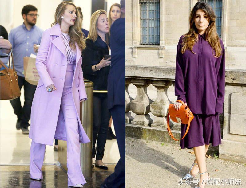 紫色也可以穿出时尚感,深紫色如何穿出时尚感