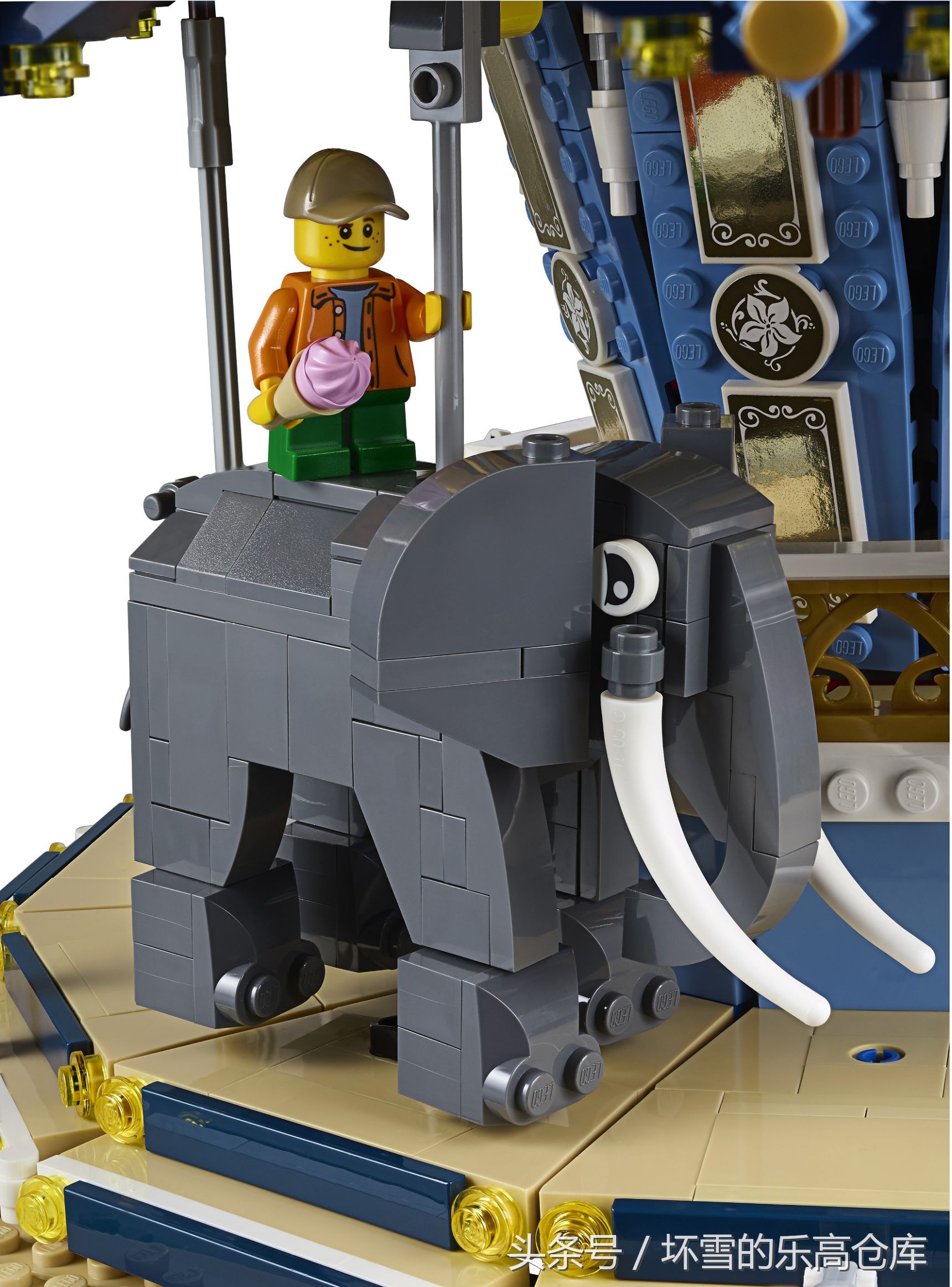 乐高游乐园旋转木马,乐高城市游乐场旋转木马