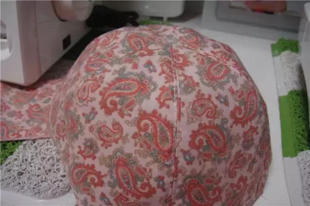 韩国新款遮阳帽打版纸样,六片式遮阳帽制作教程