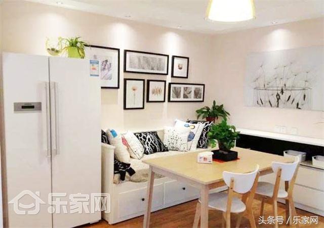 小户型客厅餐厅一体隔断加卡座,小户型卡座餐厅效果图