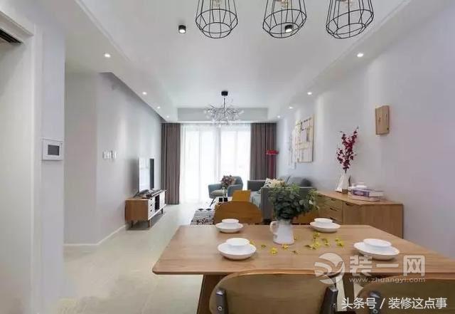 现代简约卧室壁灯装修效果图,现代简约风装修小户型客厅灯