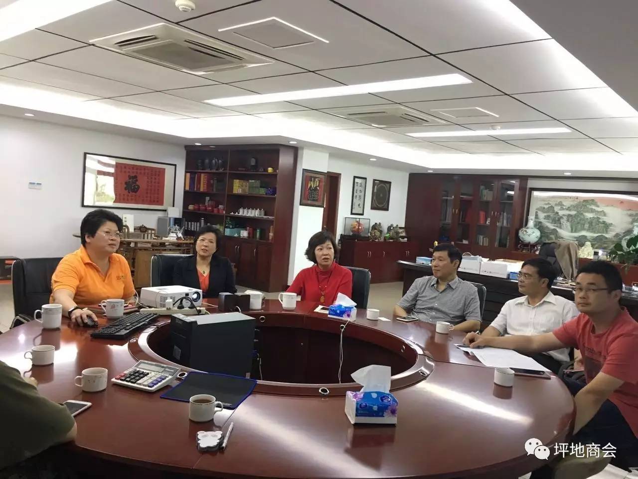 市工商联领导莅临参观调研,龙岗区工商联