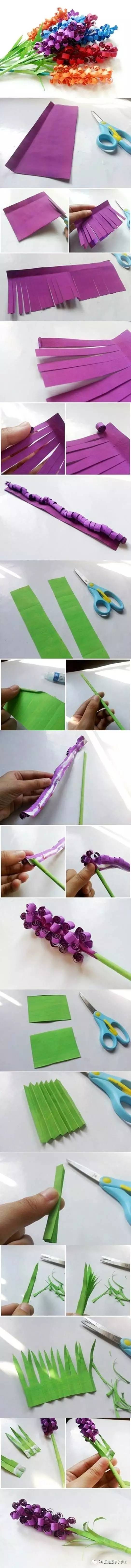 幼儿园最新卡纸手工花,幼儿园手工作品简单又好看卡纸花