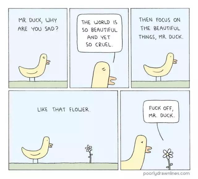 看漫画里这些腹黑烦恼的小动物们，想不对号入座都难